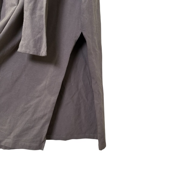 Fashion on Earth L Gray Front Tie Knot Sleeveless Cotton Dress - Picture 4 of 6